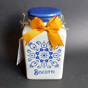Biscotti Ceramic Canister